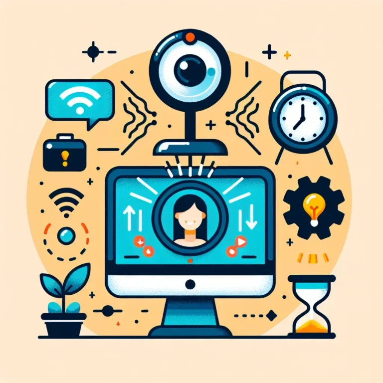 How do I reduce lag during video calls with my webcam?