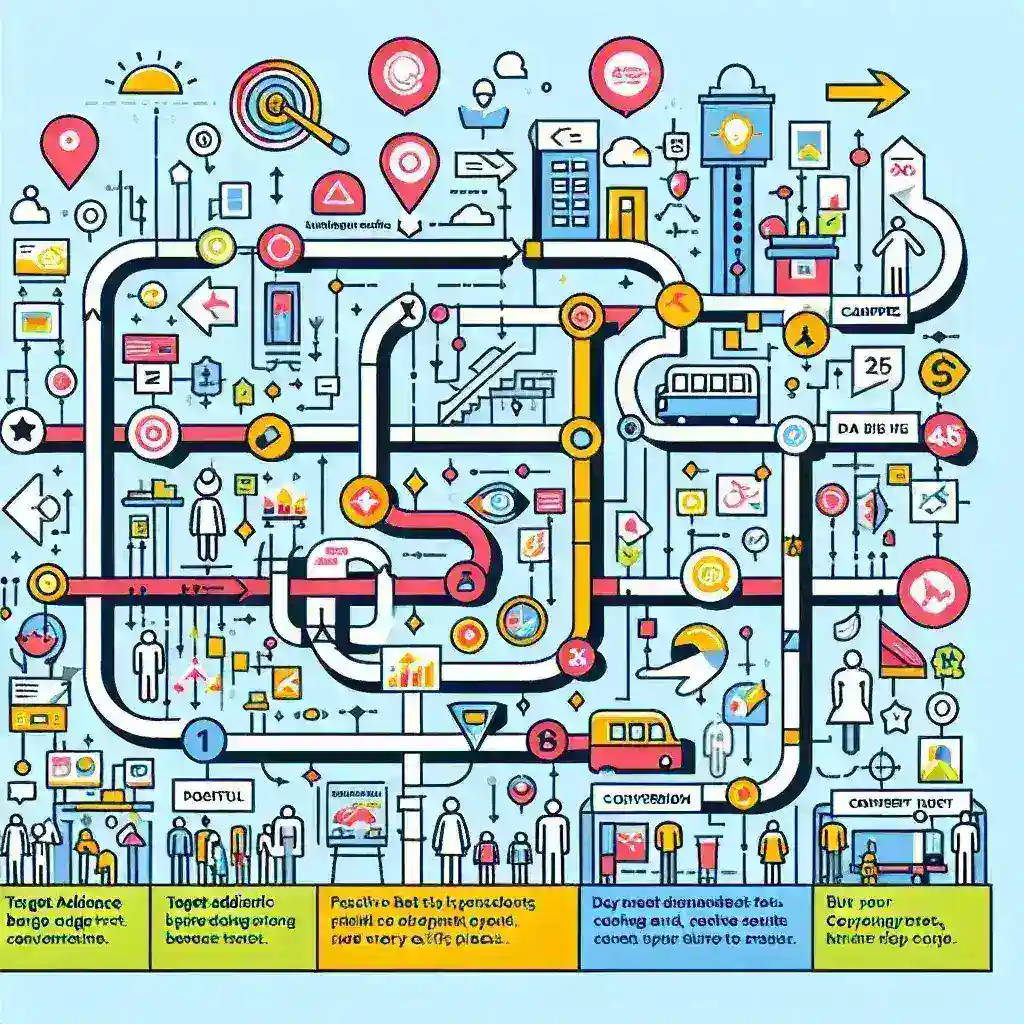 "Illustration of structured data schema markup being implemented in digital marketing strategies to enhance online visibility and campaign performance in a marketing guide."